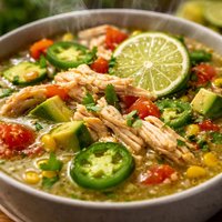 Chicken Avocado Lime Soup