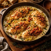 Chicken Bacon and Leek