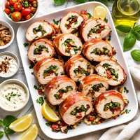 Chicken Bacon Roulades