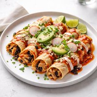Chicken Black Bean Enchiladas