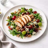 Chicken Blue Cheese Salad with Grapes and Walnuts