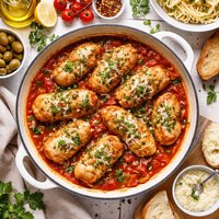 Chicken Braciole Messinese