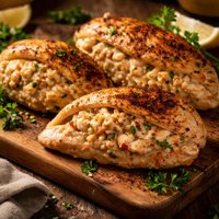 Chicken Breasts Crab Stuffed