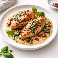 Chicken Breasts in Sun Dried Tomato Cream