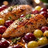 Chicken Breasts with Grapes