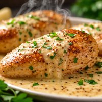 Chicken Breasts with Mustard Cream Sauce