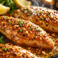 Chicken Breasts with Sauce Pieces of Gold