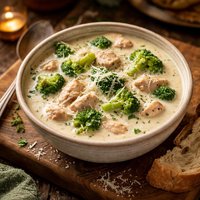 Chicken Broccoli Alfredo Soup