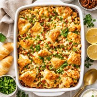Chicken Bundles Layered Casserole