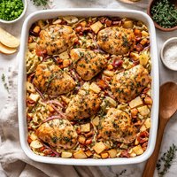Chicken Cabbage Apple Casserole
