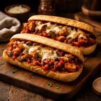 Chicken Cacciatore Subs
