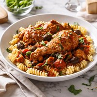 Chicken Cacciatore with Fusilli