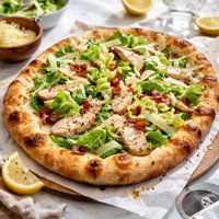 Chicken Caesar Salad Pizza