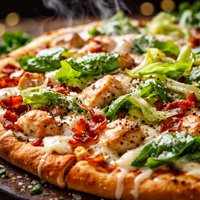 Chicken Caesar Salad Pizza Pampered Chef