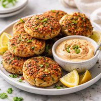 Chicken Cakes with Chipotle Mayo