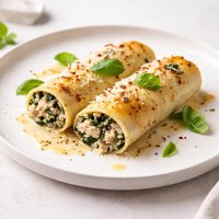 Chicken Cannelloni with or Without Spinach
