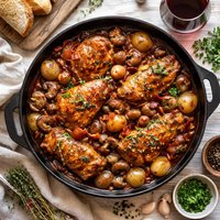 Chicken Casserole or Coq Au Vin