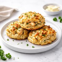 Chicken Cheddar Garlic Biscuits
