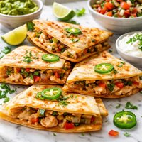 Chicken Chile Quesadillas