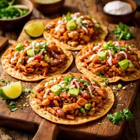 Chicken Chile Tostadas