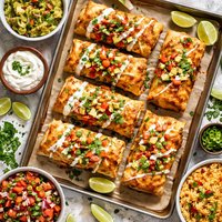 Chicken Chimichangas Baked