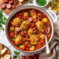 Chicken Chorizo Hotpot