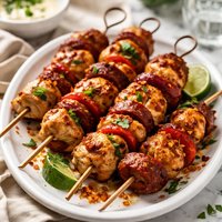 Chicken Chorizo Skewers