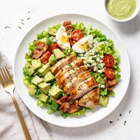 Chicken Cobb Salad with Avocado Dressing
