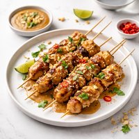 Chicken Coconut Satay Skewers
