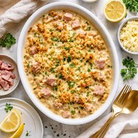 Chicken Cordon Bleu Casserole for Two
