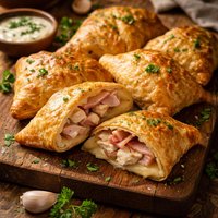 Chicken Cordon Bleu Pockets
