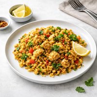 Chicken Curried Couscous Skillet