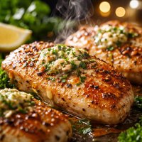 Chicken Cutlets with Herb Butter