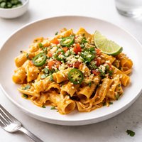 Chicken Enchilada Pasta Enchilada