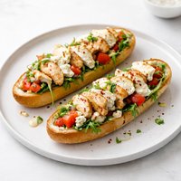 Chicken Feta Baguettes