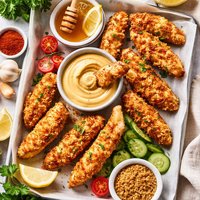 Chicken Fingers with Honey Dijon Mustard