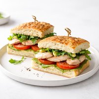 Chicken Focaccia Sandwiches