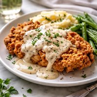 Chicken Fried Chicken with Milk Gravy