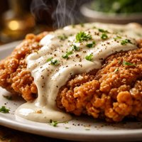 Chicken Fried Steak with Cream Gravy