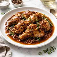 Chicken Glace De Viande Mock Veal Glace De Viande