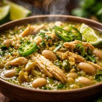 Chicken Green Chili with White Beans