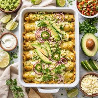 Chicken Green Enchiladas