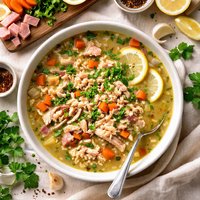 Chicken Ham and Rice Soup Canja