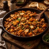 Chicken Hash with Butternut Squash