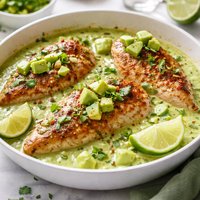 Chicken in Creamy Avocado Sauce