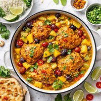 Chicken in Curry Sauce with Fruit