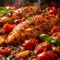 Chicken in Honeyed Tomatoes