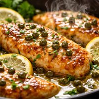 Chicken in Lemon Caper Butter