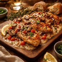 Chicken in New Orleans Wine Sauce