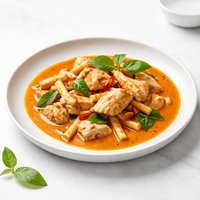 Chicken in Red Curry with Bamboo Shoots
